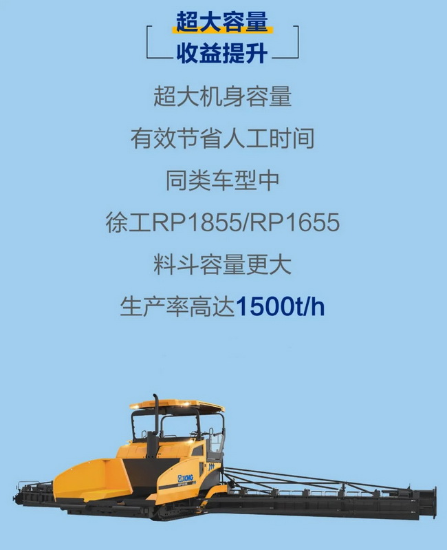 FH官网超大型摊铺机超大容量收益提升
