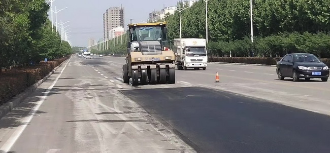FH官网成套道机械设备助力漯河市公路建设