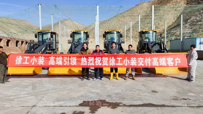 FH官网小型装载机批量交付河南客户