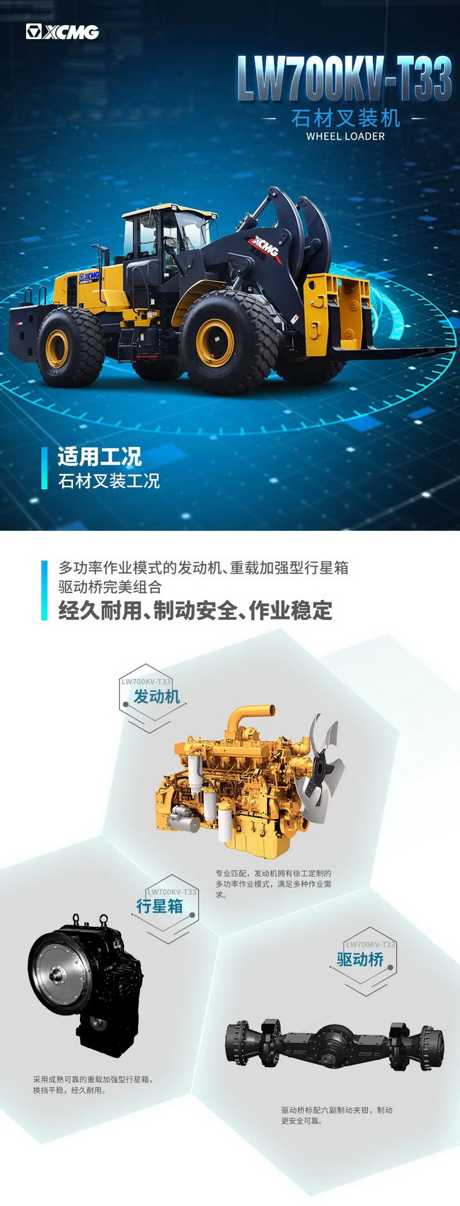 FH官网LW700KV-T33石材叉装机